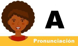 La pronunciación de la letra A