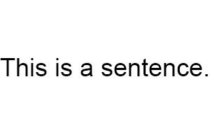 sentence