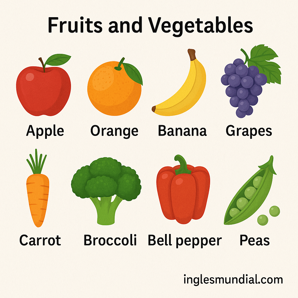 Frutas y vegetales
